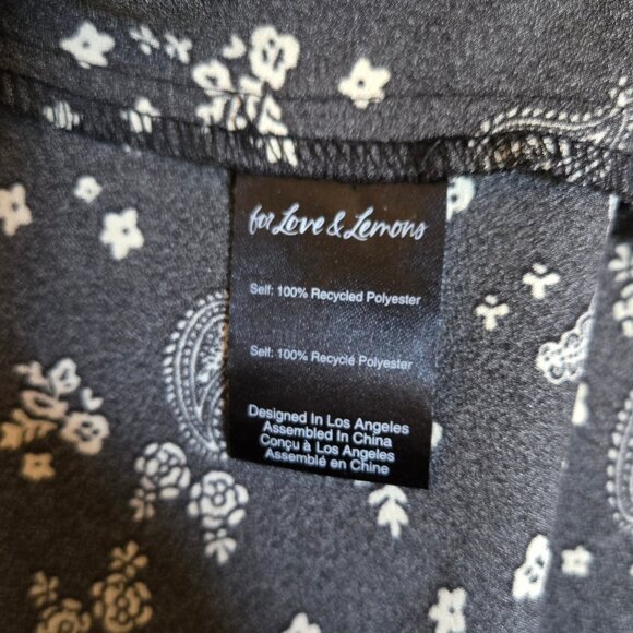 For Love & Lemons - Paisley Mini Dress (Size M) - Picture 9 of 11